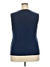Roz & Ali Blue Sleeveless Blouse Size 2X - photo 2