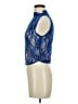 AvidLove Blue Sleeveless Blouse Size M - photo 5