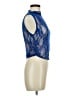 AvidLove Blue Sleeveless Blouse Size M - photo 4