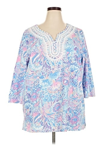 Talbots Outlet 3/4 Sleeve Blouse (view 1)