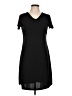 Unbranded 100% Polyester Solid Black Casual Dress Size 12 - photo 1