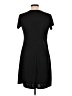Unbranded 100% Polyester Solid Black Casual Dress Size 12 - photo 2