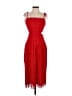 Express 100% Polyester Red Cocktail Dress Size S - photo 1