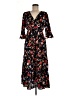 Hayden 100% Polyester Floral Black Casual Dress Size M - photo 1