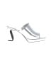 Jeffrey Campbell Metallic Silver Heels Size 8 1/2 - photo 1