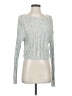 Natural Life Metallic Silver Pullover Sweater Size S - photo 1