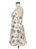 Shein 100% Polyester Floral Ivory Cocktail Dress Size 6 - photo 5