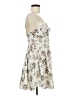Shein 100% Polyester Floral Ivory Cocktail Dress Size 6 - photo 4