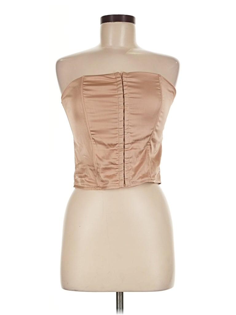 Pre-owned Superdown Sleeveless Blouse In Tan