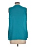 Collective Concepts 100% Polyester Teal Sleeveless Blouse Size L - photo 2