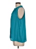 Collective Concepts 100% Polyester Teal Sleeveless Blouse Size L - photo 5
