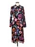 J.Crew 100% Polyester Print Black Cocktail Dress Size 2 - photo 1