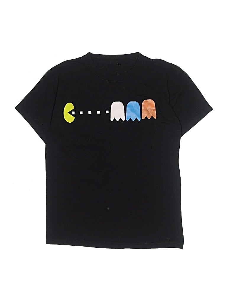 Pre-owned Unbranded Kids' Short Sleeve T-shirt In Black