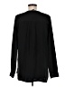 Vince. 100% Silk Black Long Sleeve Silk Top Size 8 - photo 2