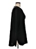 Vince. 100% Silk Black Long Sleeve Silk Top Size 8 - photo 4