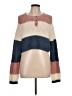 Aeropostale 100% Acrylic Color Block Tan Pullover Sweater Size L - photo 1