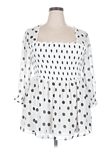 Torrid 3/4 Sleeve Blouse (view 1)