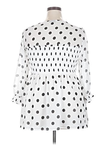 Torrid 3/4 Sleeve Blouse (view 2)