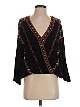 Free People 3/4 Sleeve Blouse