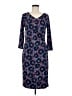 Talbots Paisley Blue Casual Dress Size M - photo 1