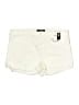 Express Solid Ivory Shorts Size 18 - photo 1
