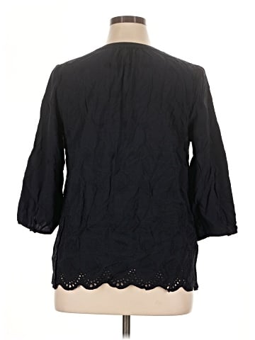 Talbots 3/4 Sleeve Blouse (view 2)