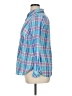 Talbots 100% Cotton Plaid Blue Long Sleeve Button-Down Shirt Size 1X - photo 5