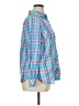 Talbots 100% Cotton Plaid Blue Long Sleeve Button-Down Shirt Size 1X - photo 4