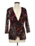 Sag Harbor Black 3/4 Sleeve Blouse Size M - photo 1