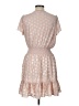 MICHAEL Michael Kors Polka Dots Tan Casual Dress Size L - photo 2
