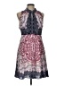 Rubber Duck 100% Polyester Paisley Purple Cocktail Dress Size L - photo 1