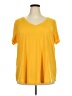 Torrid Yellow Short Sleeve T-Shirt Size 4X Plus (4) - photo 1