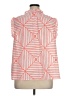 Vineyard Vines 100% Polyester Orange Sleeveless Blouse Size XL - photo 2