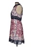 Rubber Duck 100% Polyester Paisley Purple Cocktail Dress Size L - photo 5