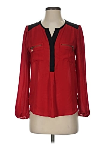 My Michelle Long Sleeve Blouse (view 1)