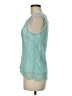 Iz Byer 100% Polyester Teal Sleeveless Blouse Size M - photo 5