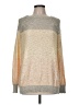 Cremieux 100% Polyester Metallic Silver Pullover Sweater Size M - photo 1