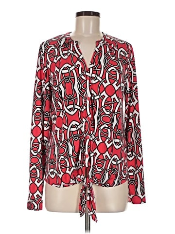 Dana Buchman Long Sleeve Blouse (view 1)