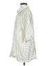 Significant Other Stripes Ivory Short Sleeve Blouse Size 4 - photo 5