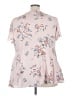 Torrid 100% Polyester Pink Short Sleeve Blouse Size 4X Plus (4) - photo 2