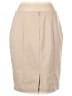 Ann Taylor Solid Tan Gray Formal Skirt Size 10 - photo 2