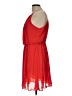 Lush 100% Polyester Solid Red Casual Dress Size L - photo 5