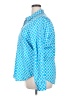 Ruby Rd. 100% Cotton Print Blue Long Sleeve Button-Down Shirt Size 18 - photo 5