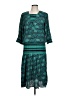 Karin Stevens 100% Rayon Teal Casual Dress Size L (estimated) - photo 1