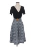 Assorted Brands Houndstooth Gray Casual Dress Size S - photo 1