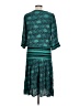 Karin Stevens 100% Rayon Teal Casual Dress Size L (estimated) - photo 2