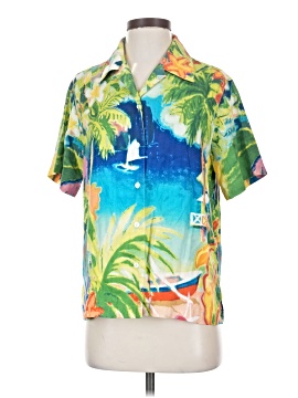 Michael Leu Short Sleeve Silk Top