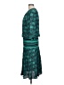 Karin Stevens 100% Rayon Teal Casual Dress Size L (estimated) - photo 5