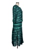 Karin Stevens 100% Rayon Teal Casual Dress Size L (estimated) - photo 4