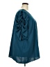 Torrid 100% Polyester Teal Short Sleeve Blouse Size 4X Plus (4) - photo 4